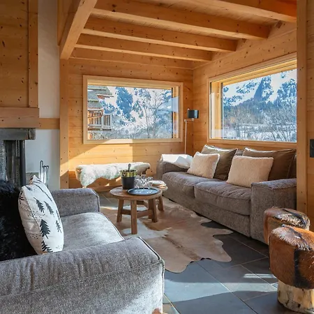 4****, 12 Personnes, Panoramique - Fr-1-304-302 Chalet La Clusaz